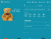 Tablet Screenshot of healthforu.com